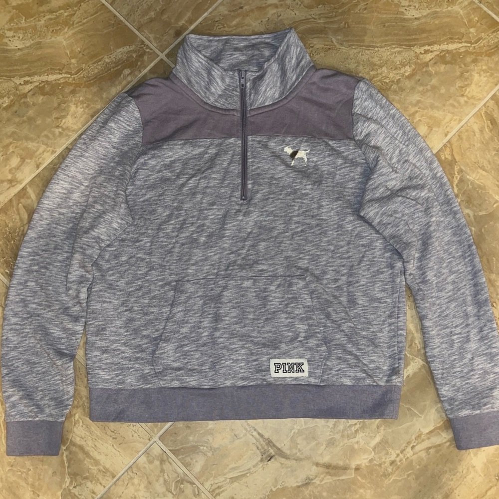 Lavender PINK quarter zip hoodie